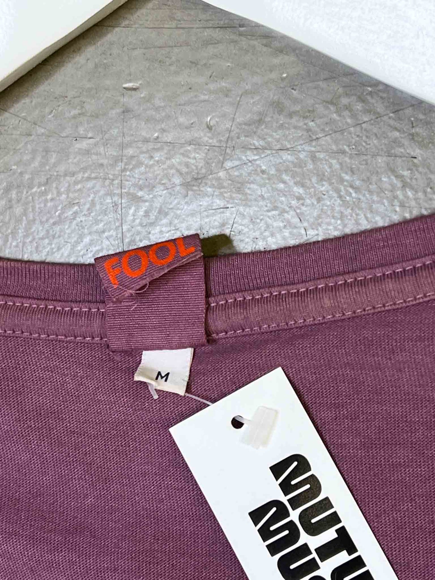 Size M | FOOL Purple Cotton Midi Dress