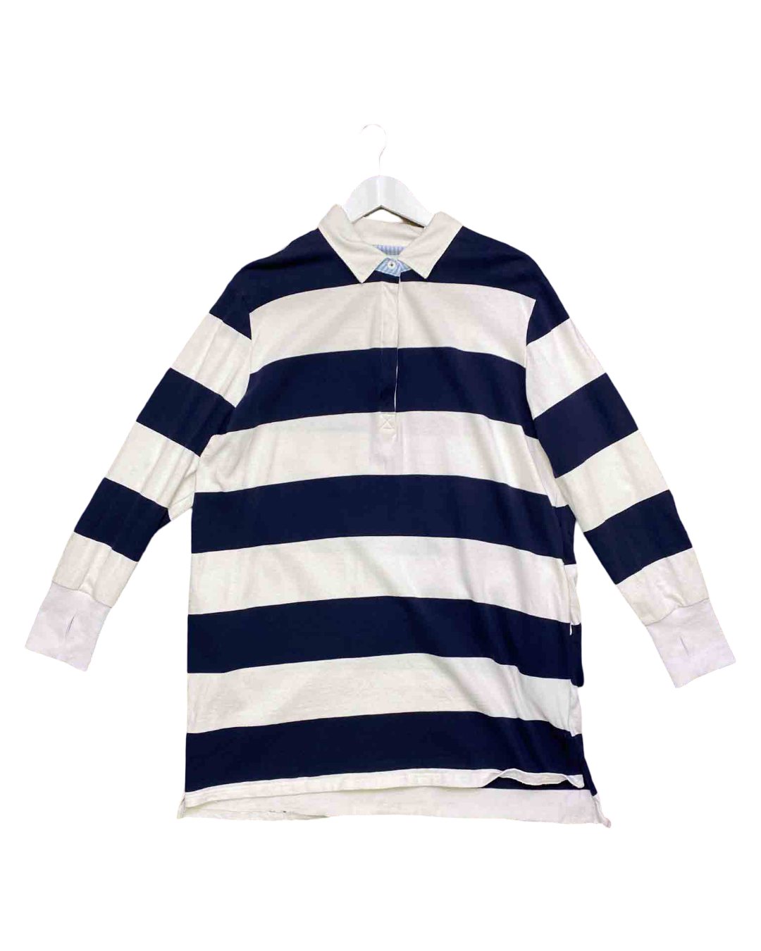 Size 16 | Binny Navy Striped Polo Dress