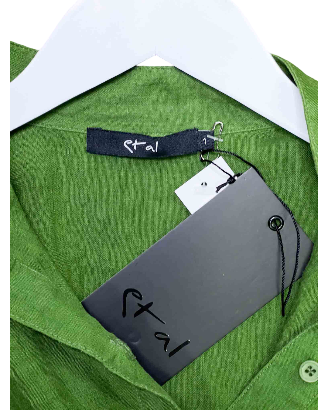 Size OSFM | Etal Green Linen Shirt