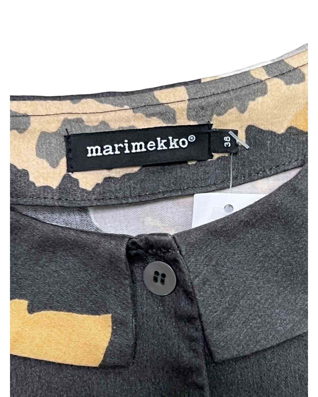 Size 38 (10) | Marimekko Floral Cotton Blouse