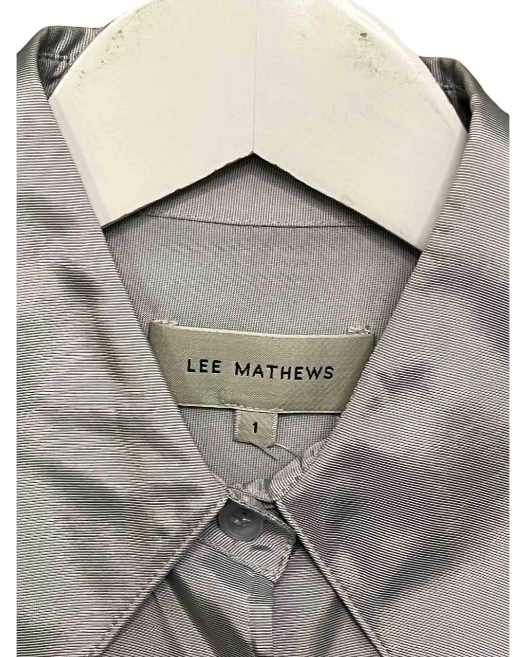 Size 1 (8) | Lee Mathews Grey Shiny Shirt