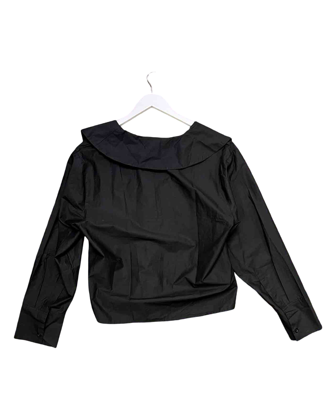 Size S | Deiji Studios Black Collard Tie Shirt