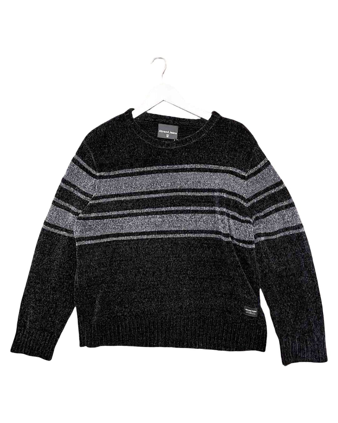 Size M | Abrand Jeans Stripe Chenille Crew Jumper