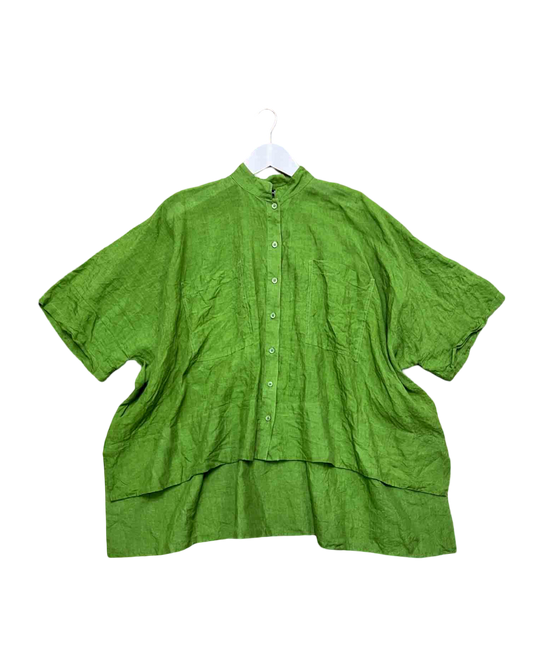 Size OSFM | Etal Green Linen Shirt