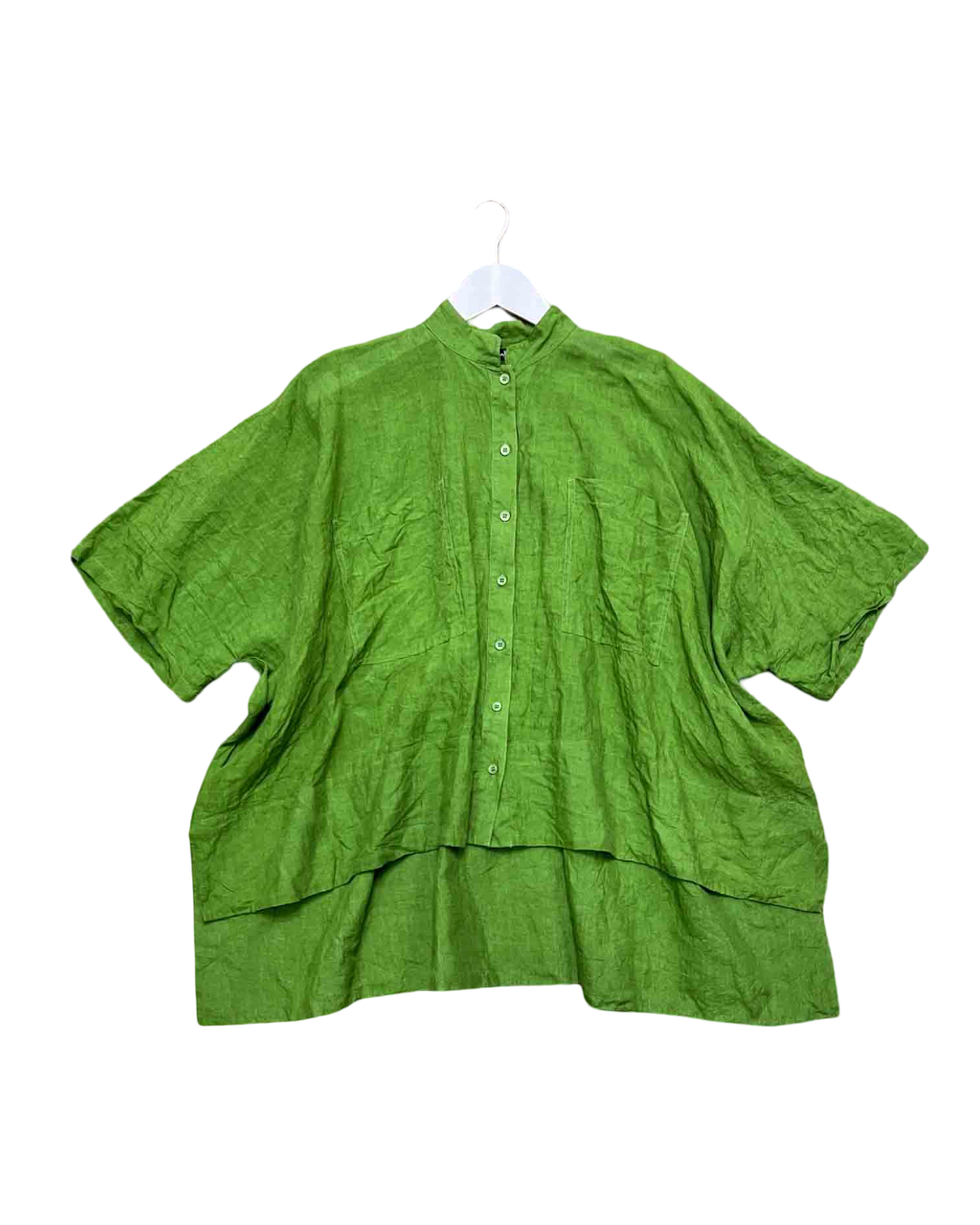 Size OSFM | Etal Green Linen Shirt