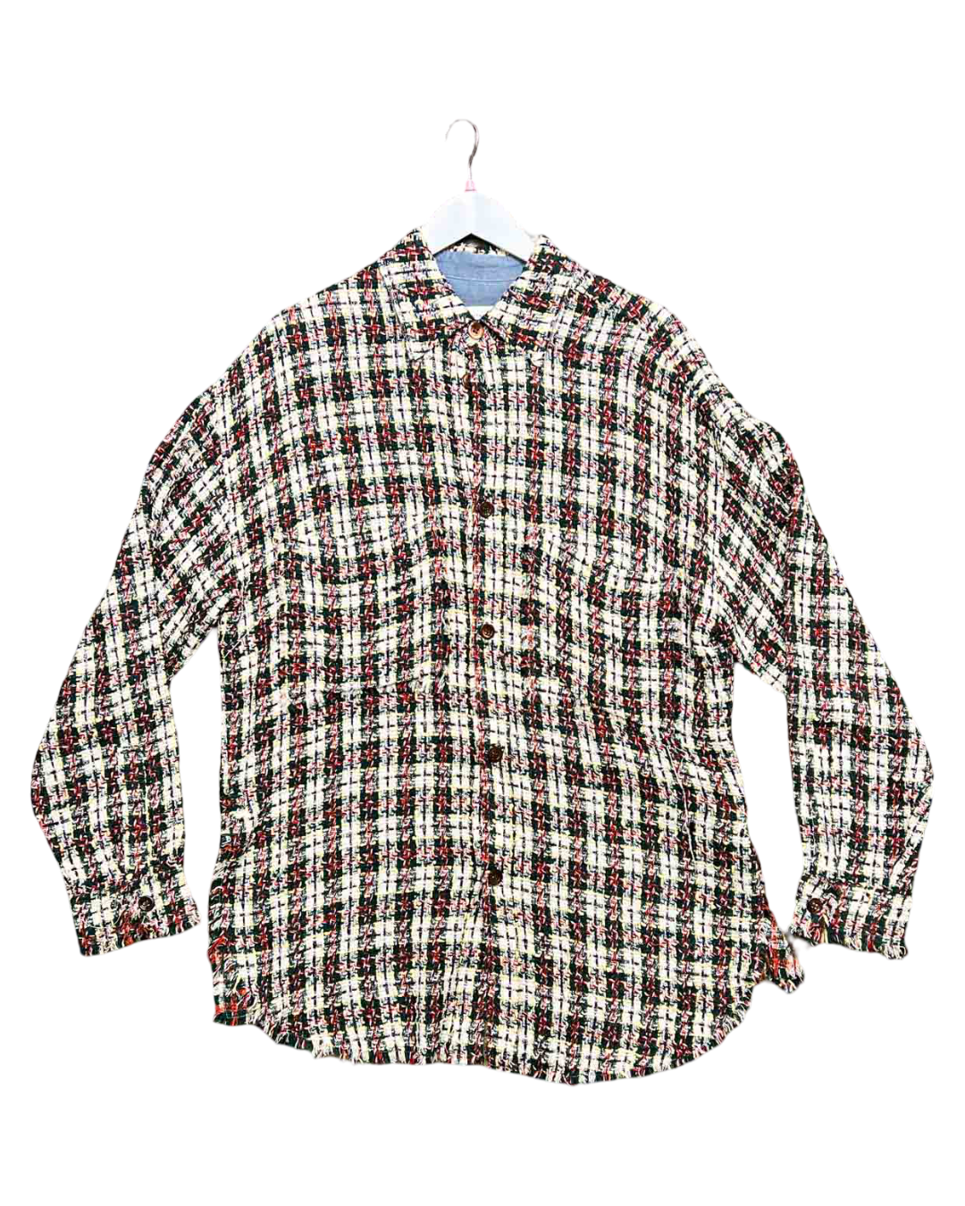 Size M | Faith Connexion Oversized Tweed Over Shirt