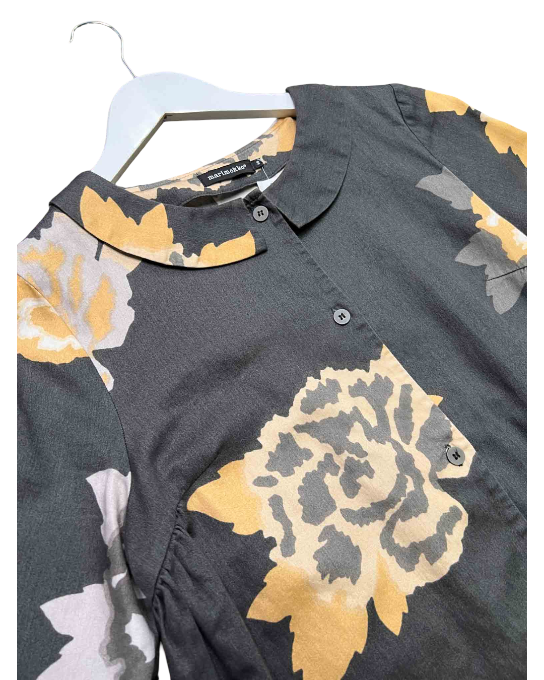 Size 38 (10) | Marimekko Floral Cotton Blouse