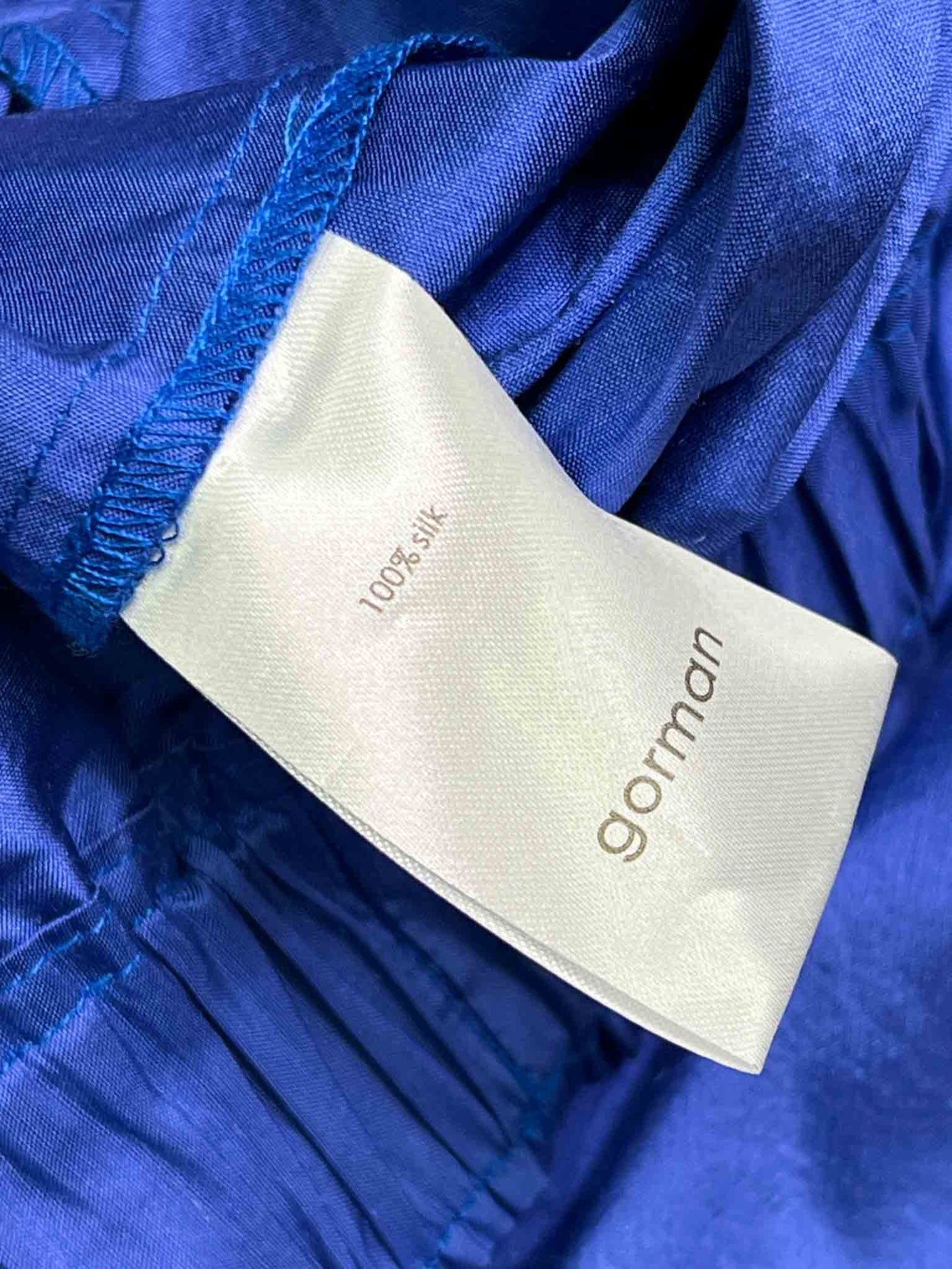 Size 14 | Gorman Blue Silk Cropped Pants