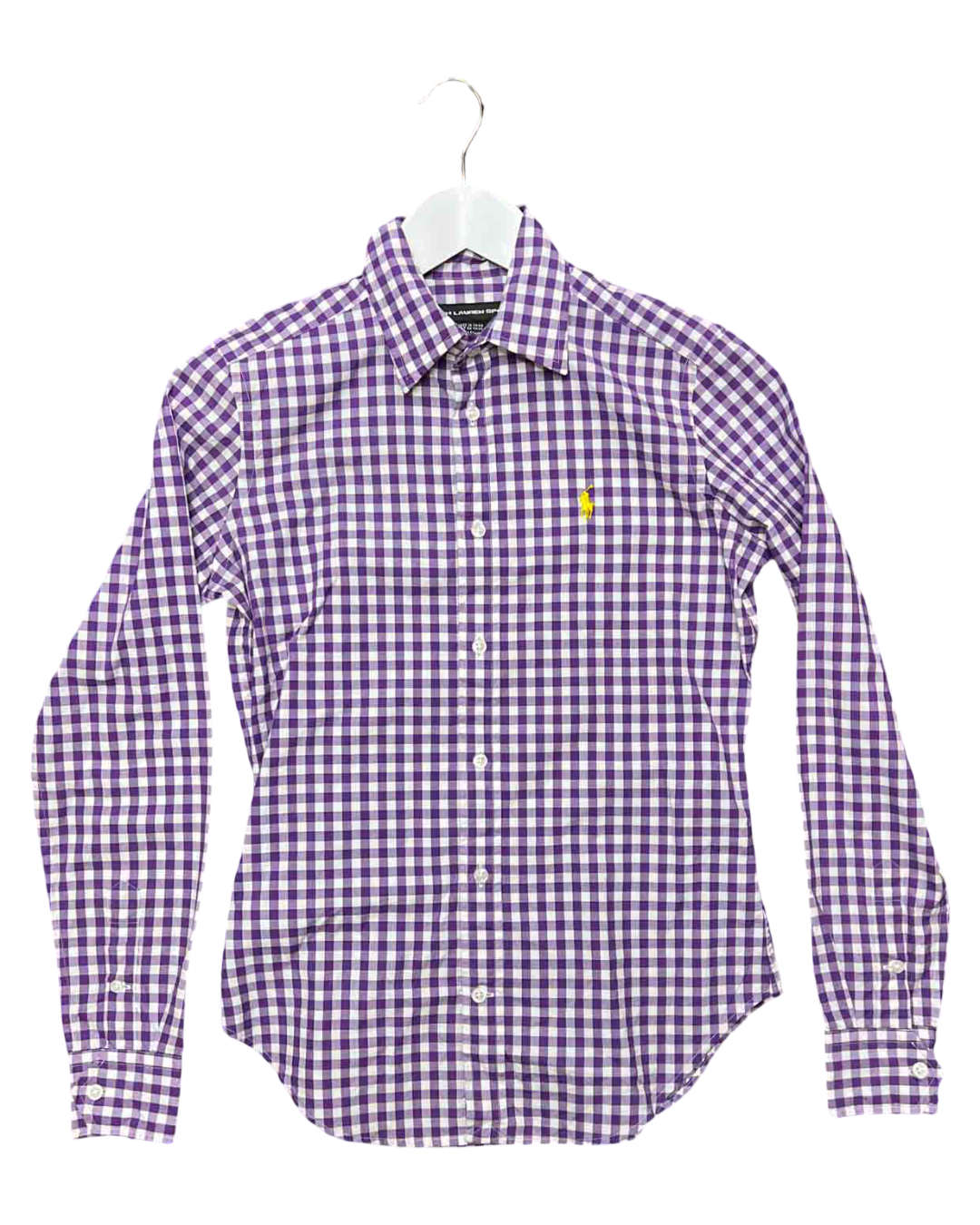 Size 4 (S) | Ralph Lauren Sport Purple Check Cotton Shirt