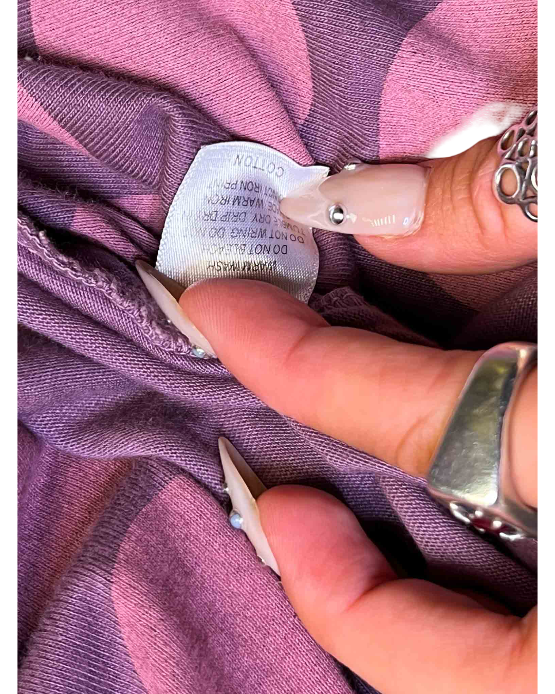 Size M | FOOL Purple Cotton Midi Dress