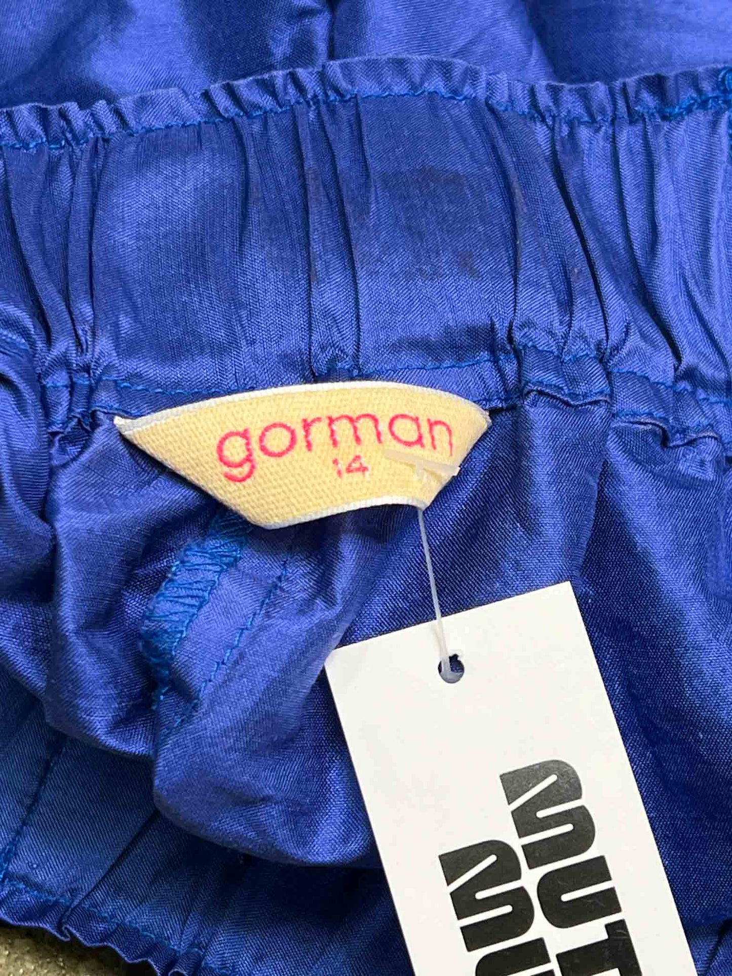 Size 14 | Gorman Blue Silk Cropped Pants