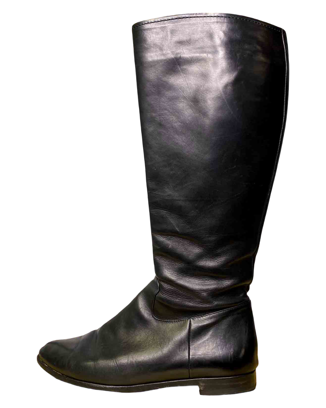 Size 39 | Jil Sander Black Leather Riding Boots