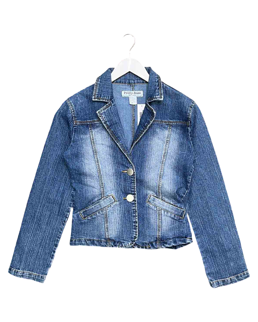 Size M | Pretty Jeans Stonewashed Blazer Jacket