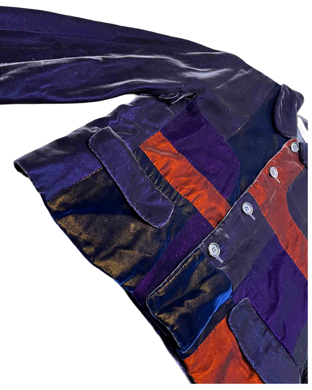 Size XS | Comme des Garçons Velvet Patchwork Jacket