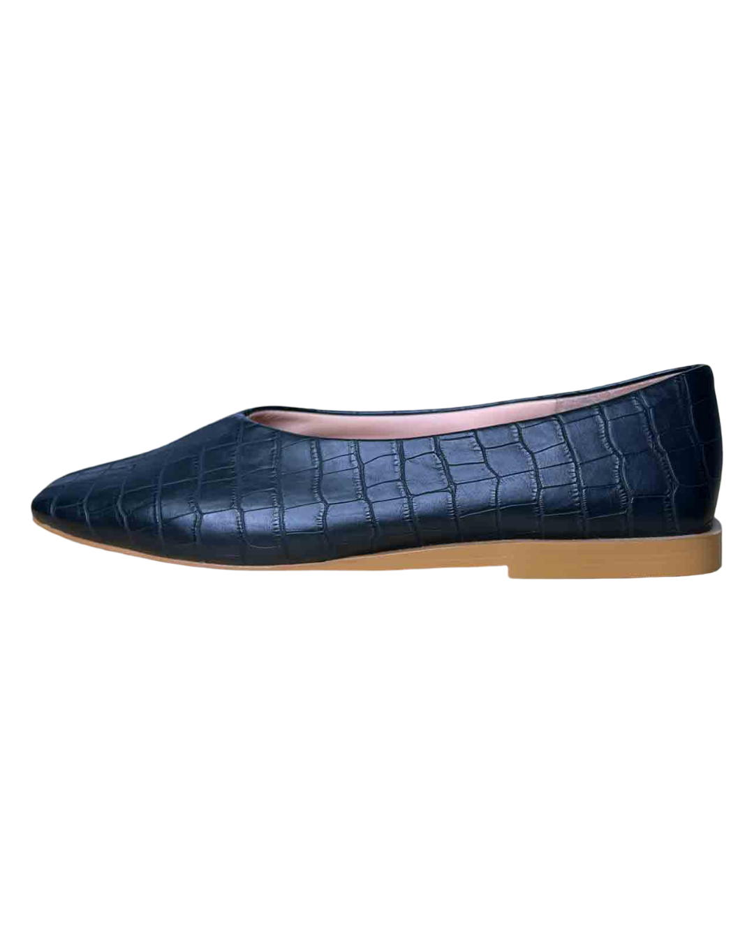 Size 37 | Radical Yes Black Utopia Croc Flats