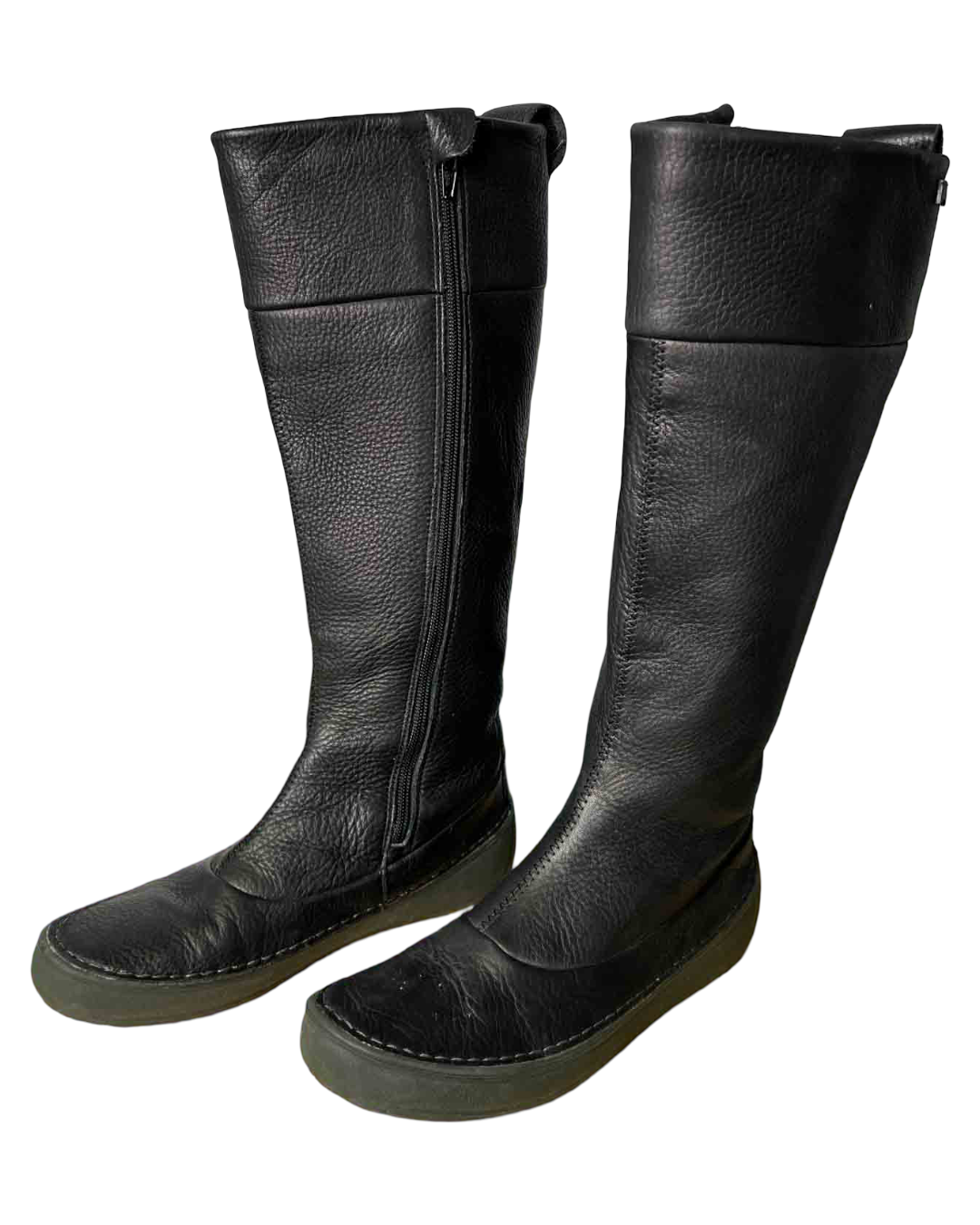Size 39 | Camper Pebbled Leather Knee High Boots