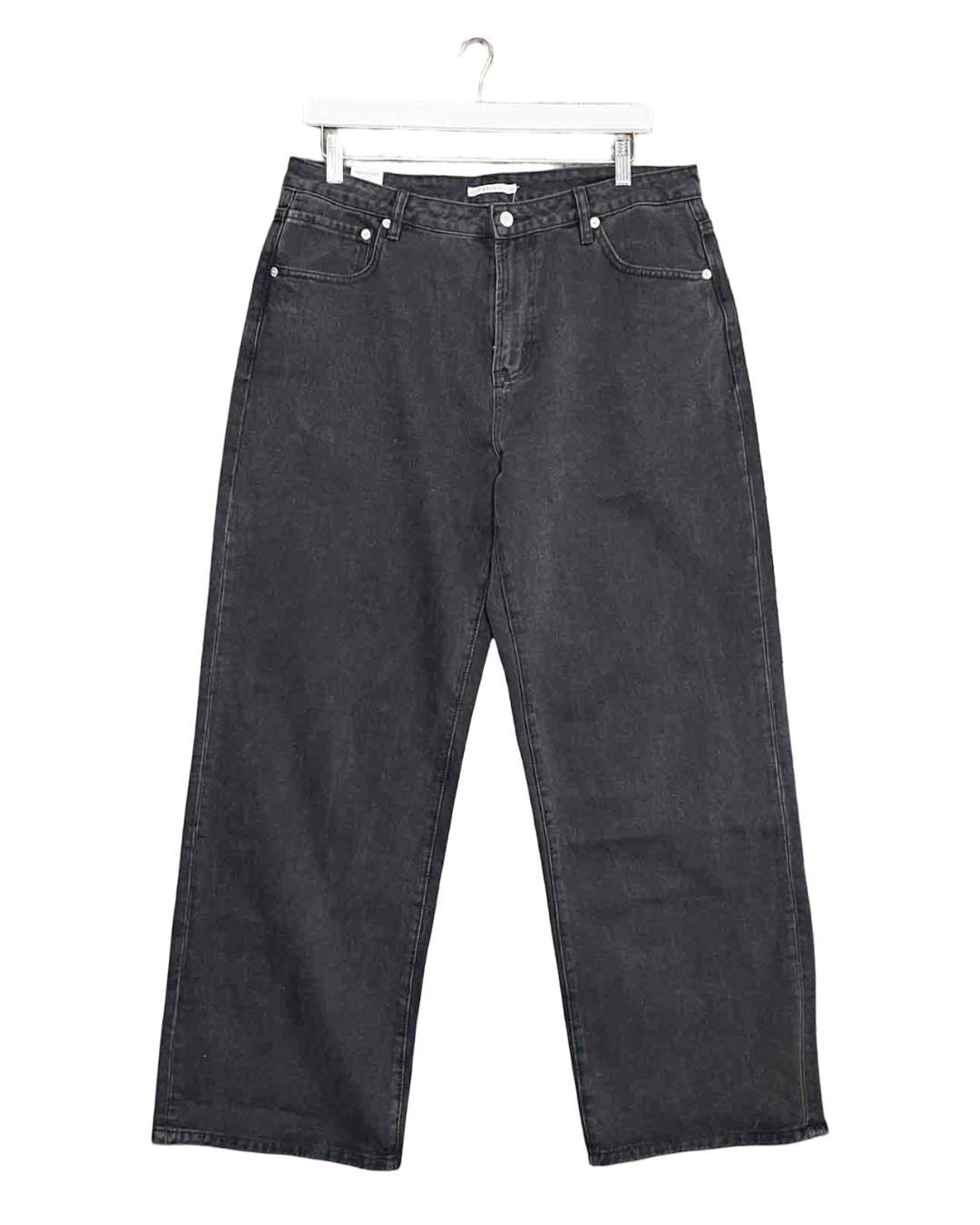 Size 16 (XXL) | Marle Black Organic Cotton Wide Leg Jeans