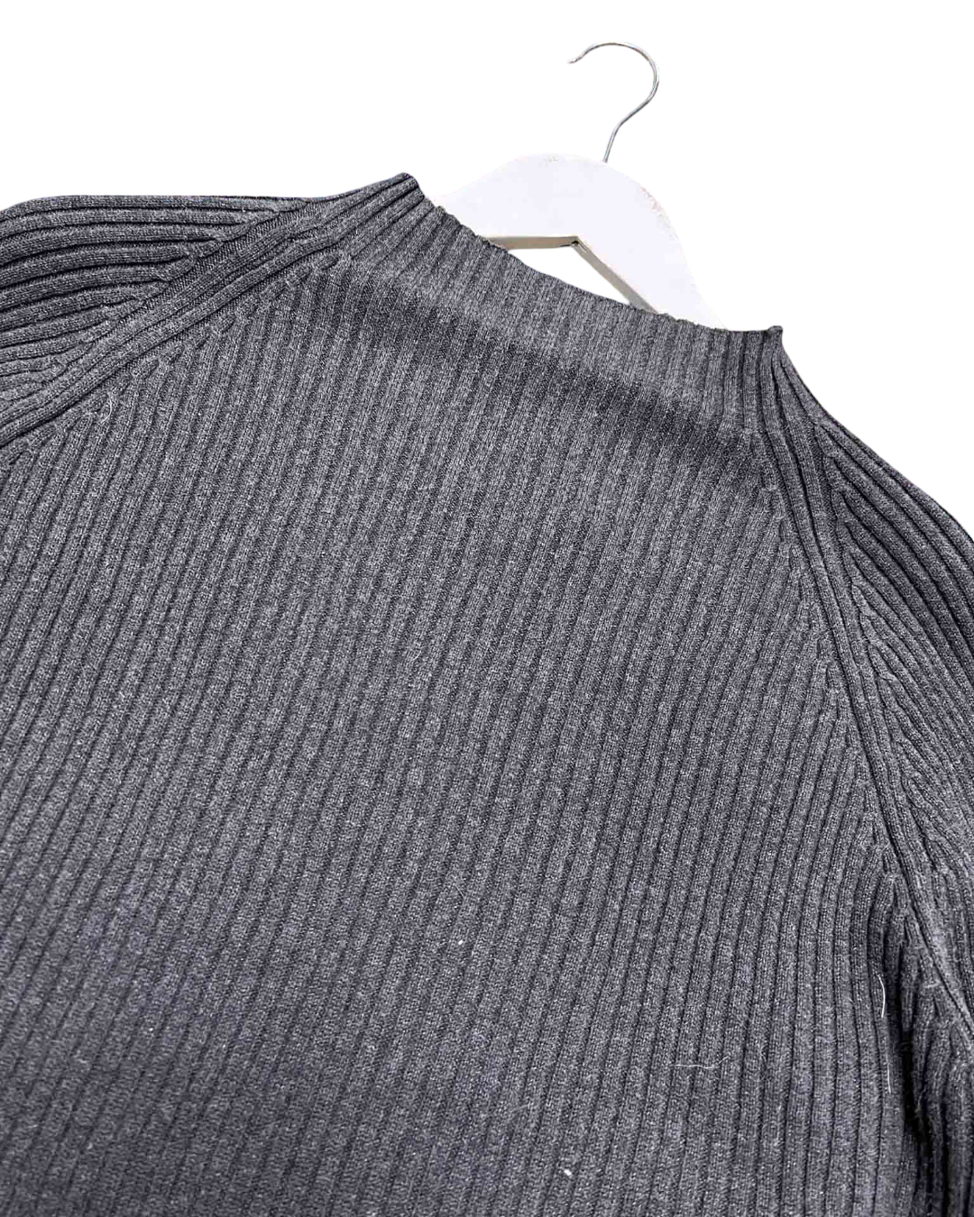 Size L | Kowtow Grey Organic Cotton Knitted Jumper