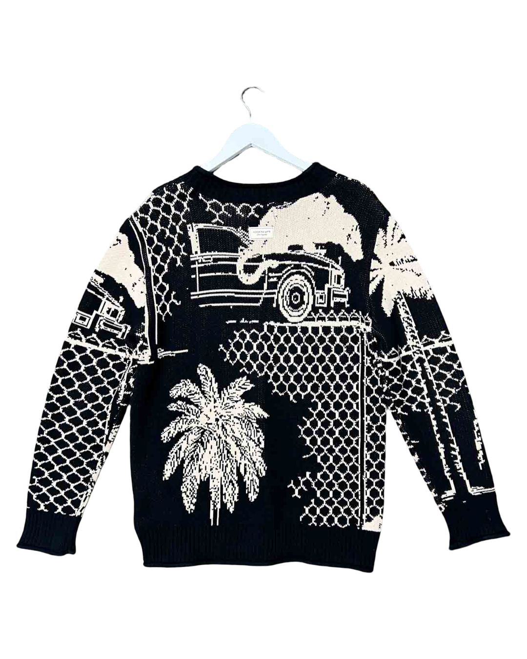 Size M | Honor the Gift Black Jungle Knit Jumper