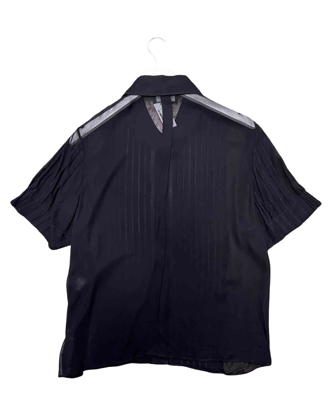 Size 1 (8) | Lee Mathews Black Pleated Shirt