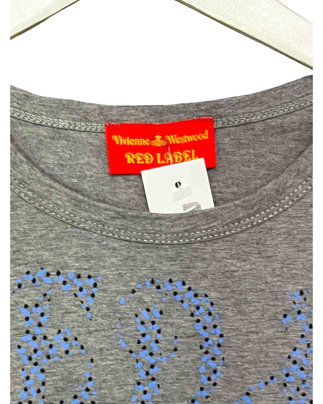 Size S | Vivenne Westwood Red Label Grey Logo Baby T-shirt
