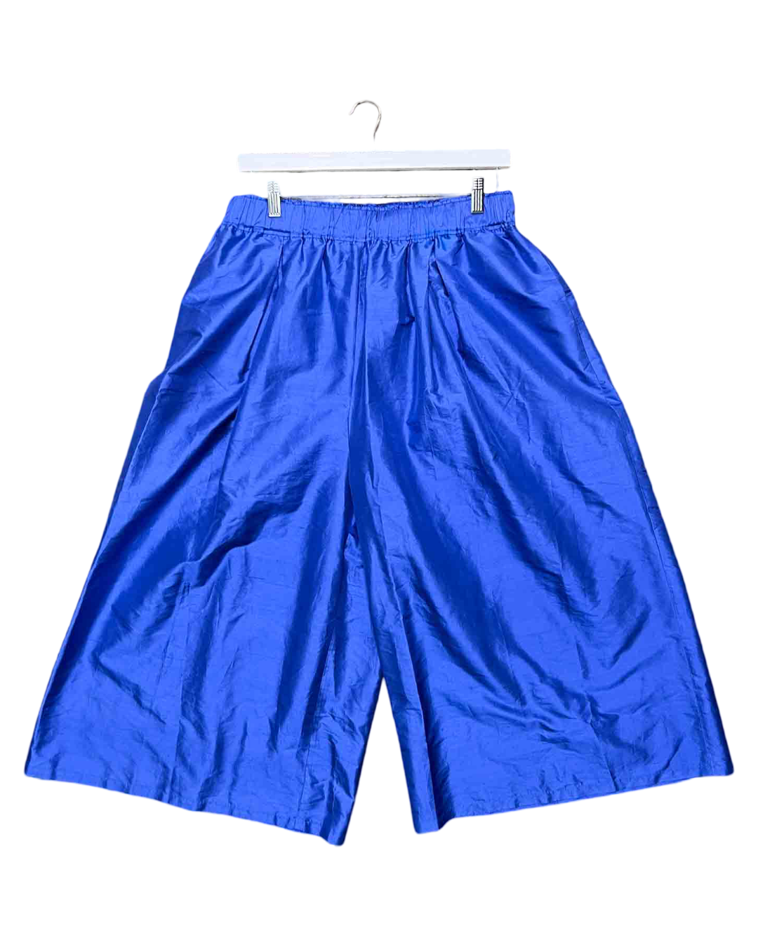 Size 14 | Gorman Blue Silk Cropped Pants