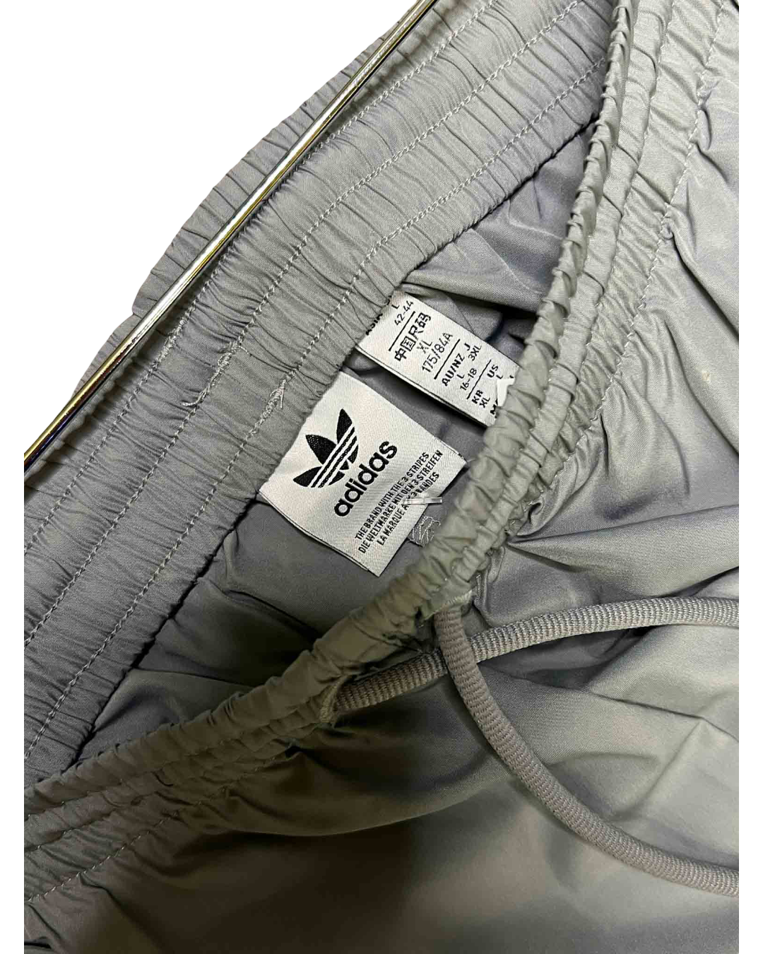 Size L | Adidas Grey Wideleg Track Pants