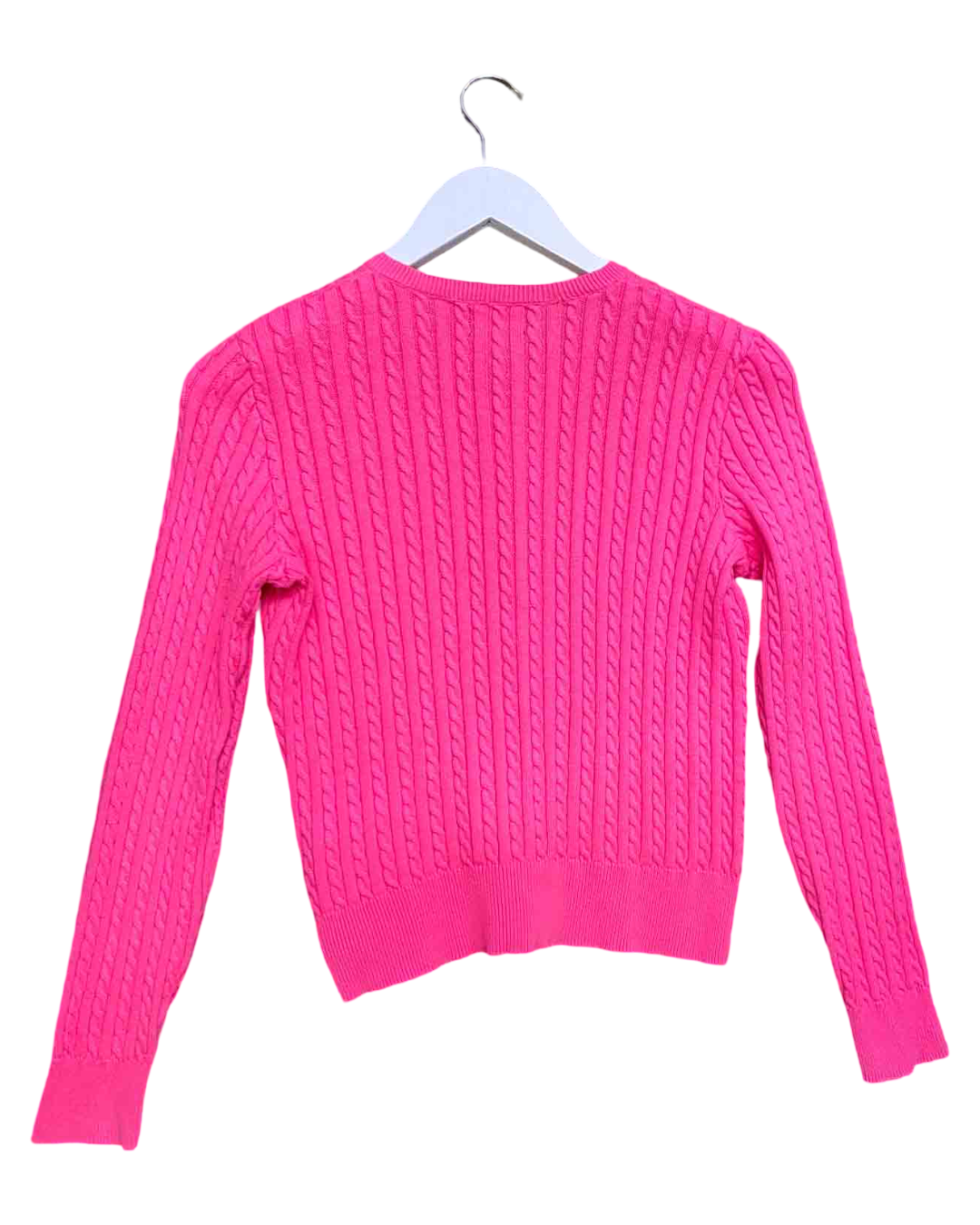 Size XL | Polo Ralph Lauren Pink Cable Knit Cardigan