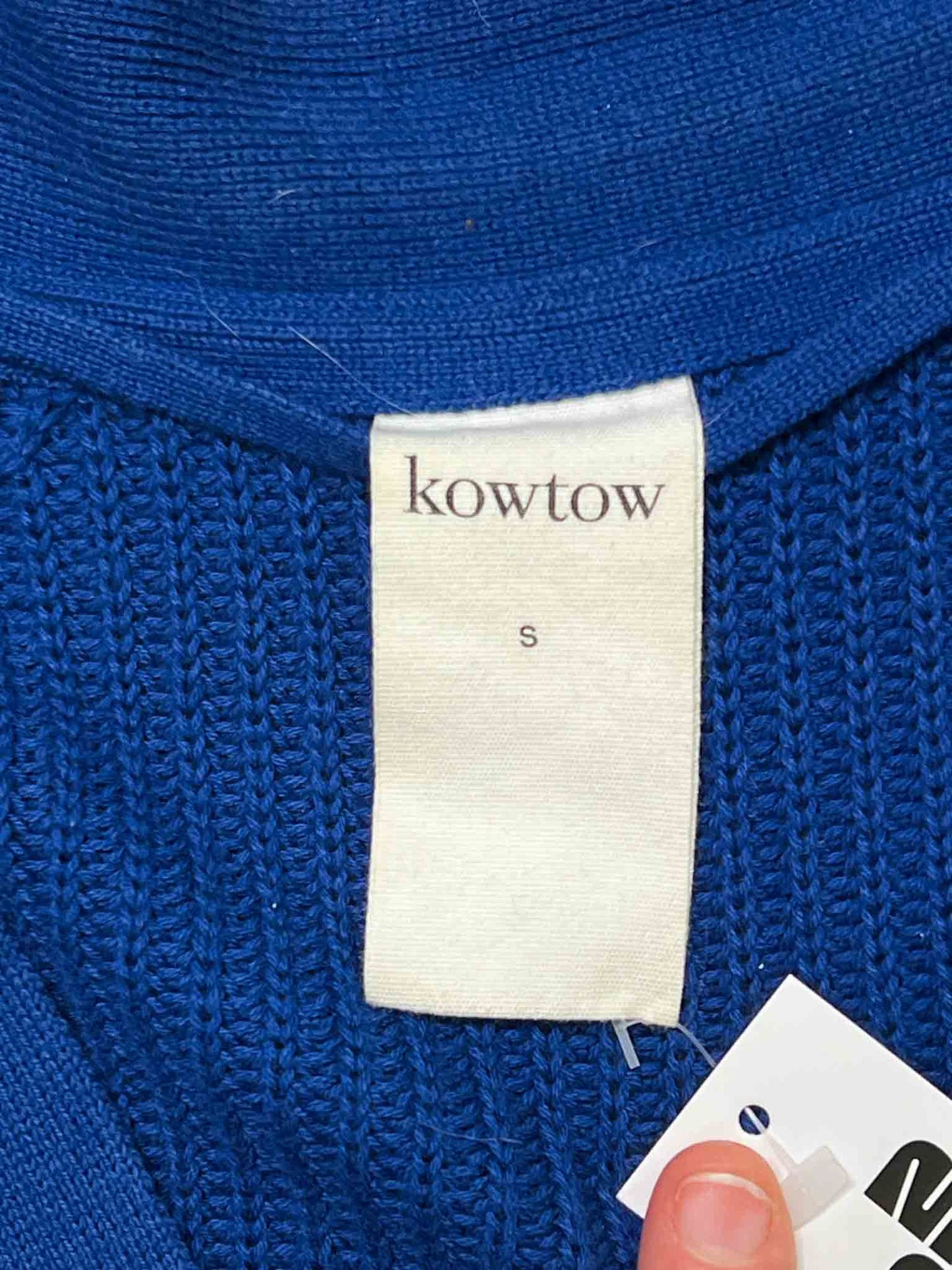 Size S | Kowtow Blue Composure Cardigan