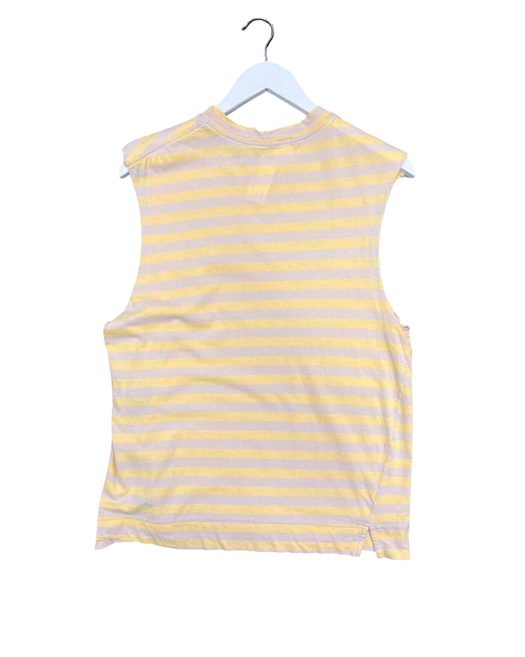 Size XS | Bassike Striped Organic Cotton Top