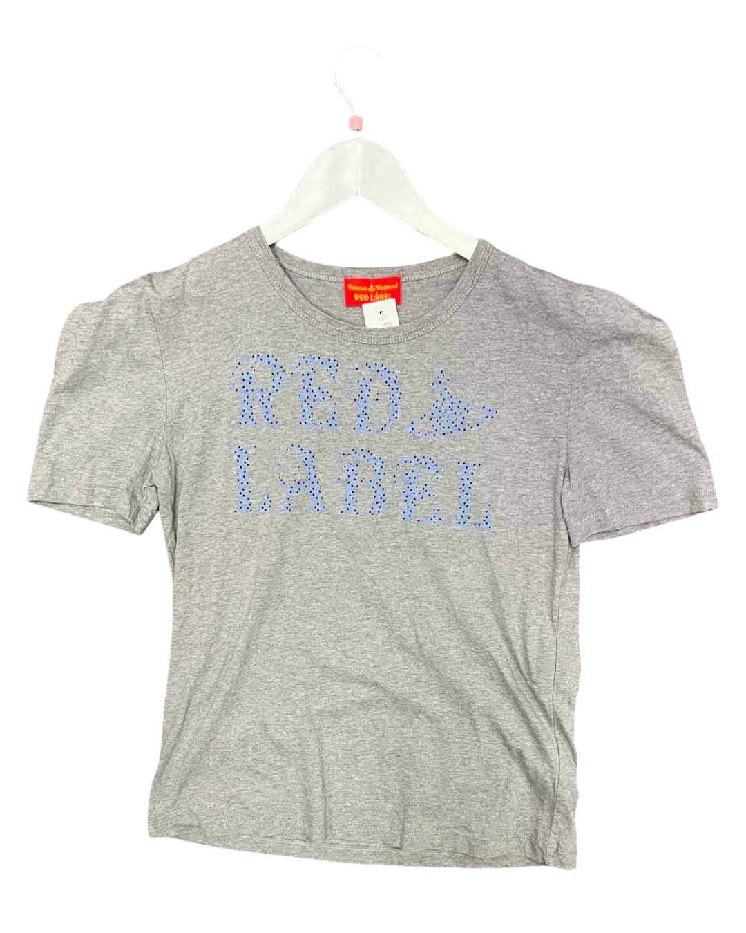 Size S | Vivenne Westwood Red Label Grey Logo Baby T-shirt