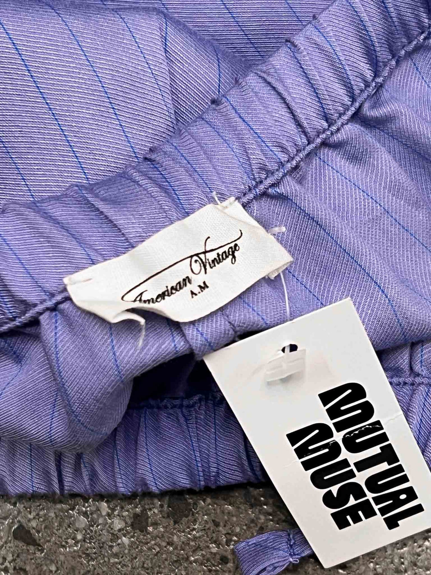 Size S | American Vintage Purple Pinstripe Pants