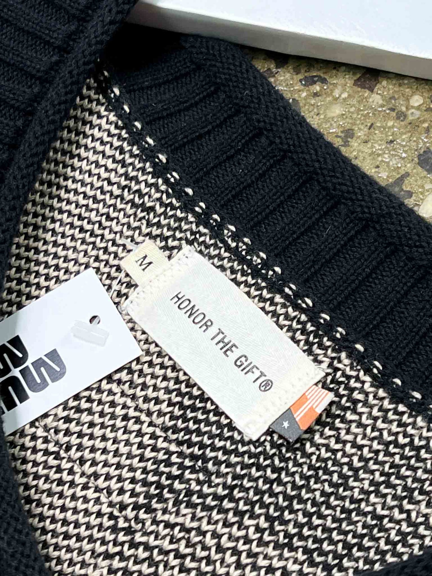 Size M | Honor the Gift Black Jungle Knit Jumper