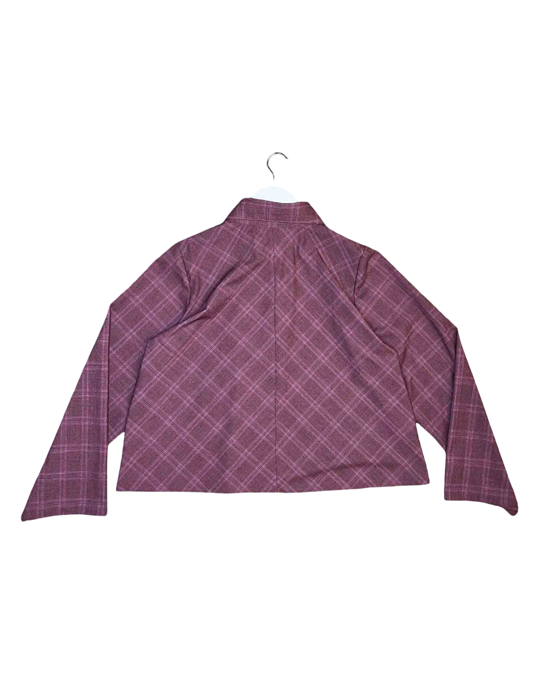 Size 14 (XL) | Kuwaii Burgundy Plaid Shirt