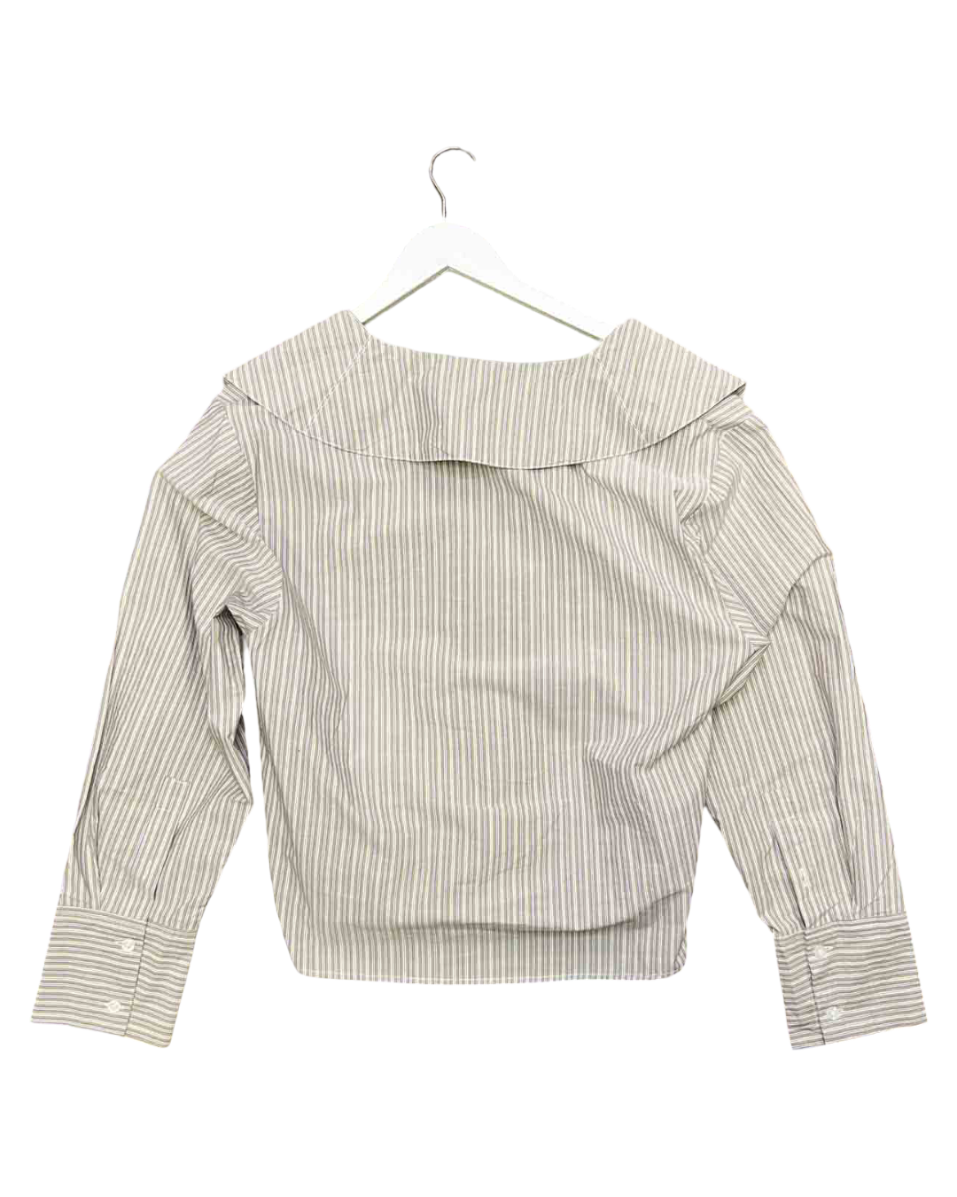 Size XS | Deiji Studios Seas Stripe Collared Tie Shirt