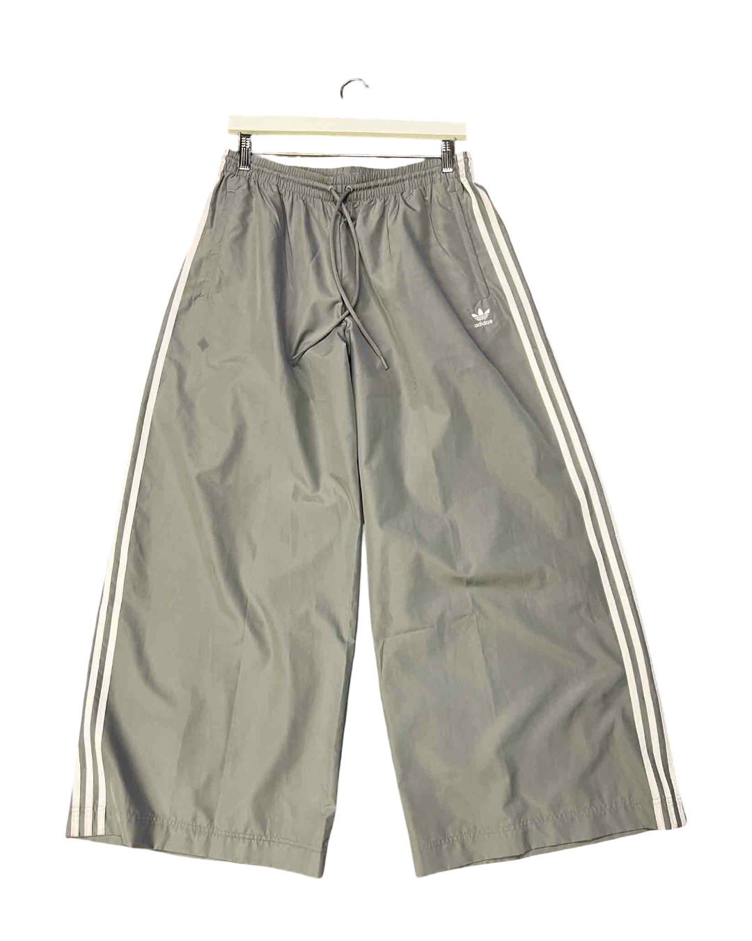 Size L | Adidas Grey Wideleg Track Pants