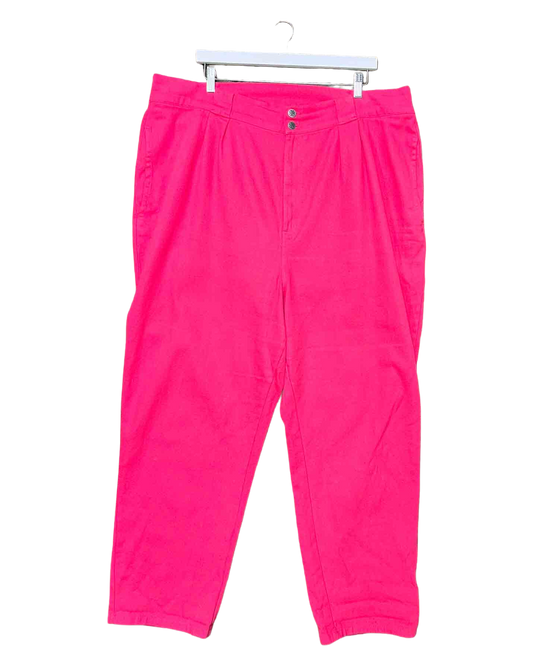 Size 3XL | Lucy & Yak Lucy & Yak Pink Addison Tapered Work Pant