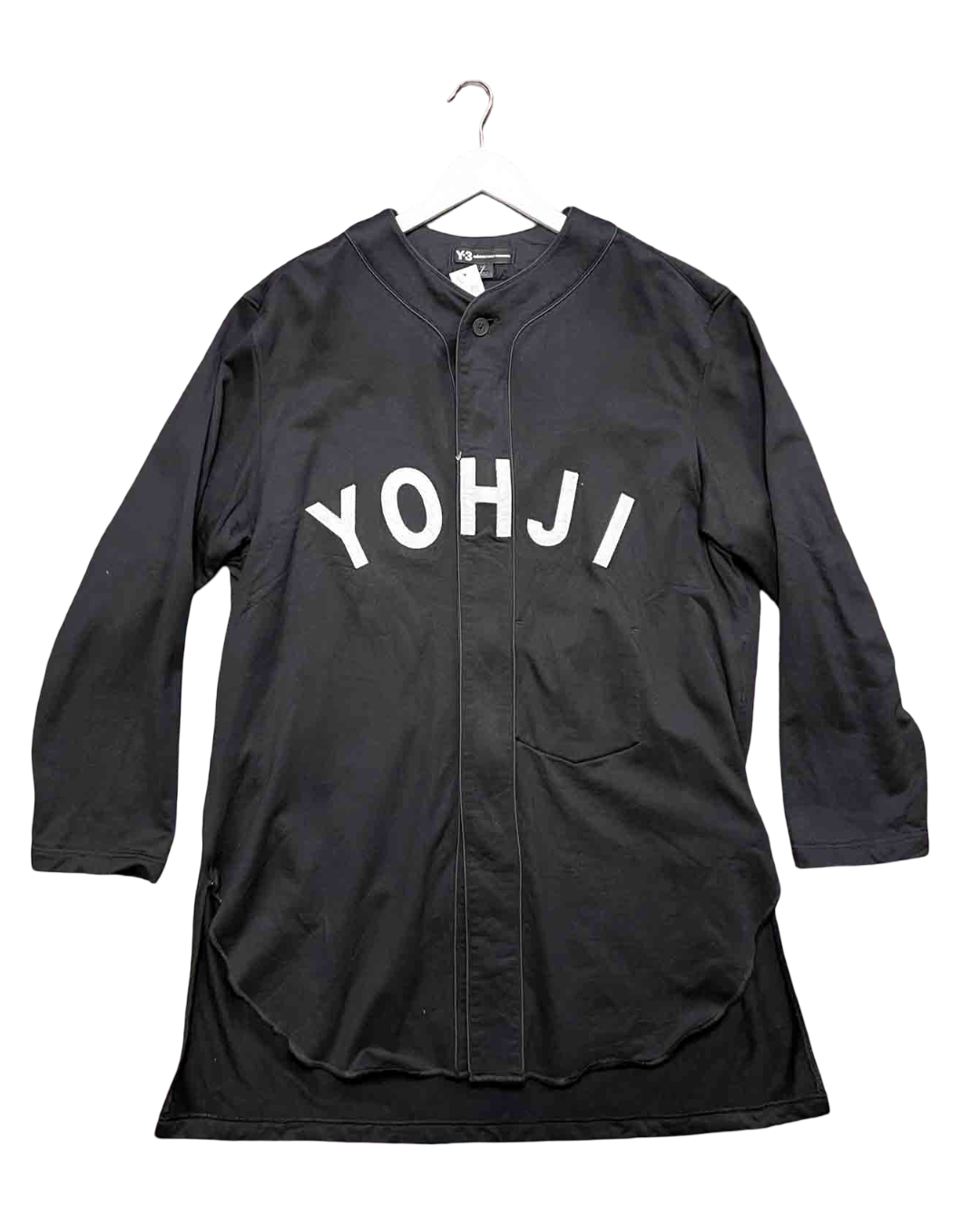 Size L | Adidas Y-3 FT Yohji Letters Baseball Shirt