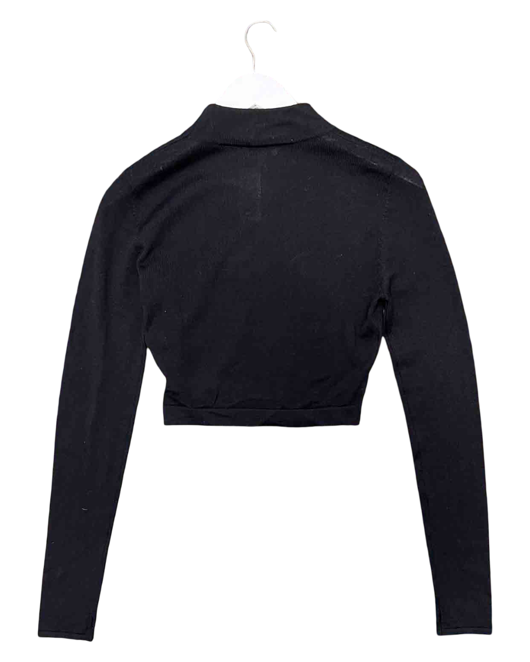 Size M | Black Miaou Cropped Jumper