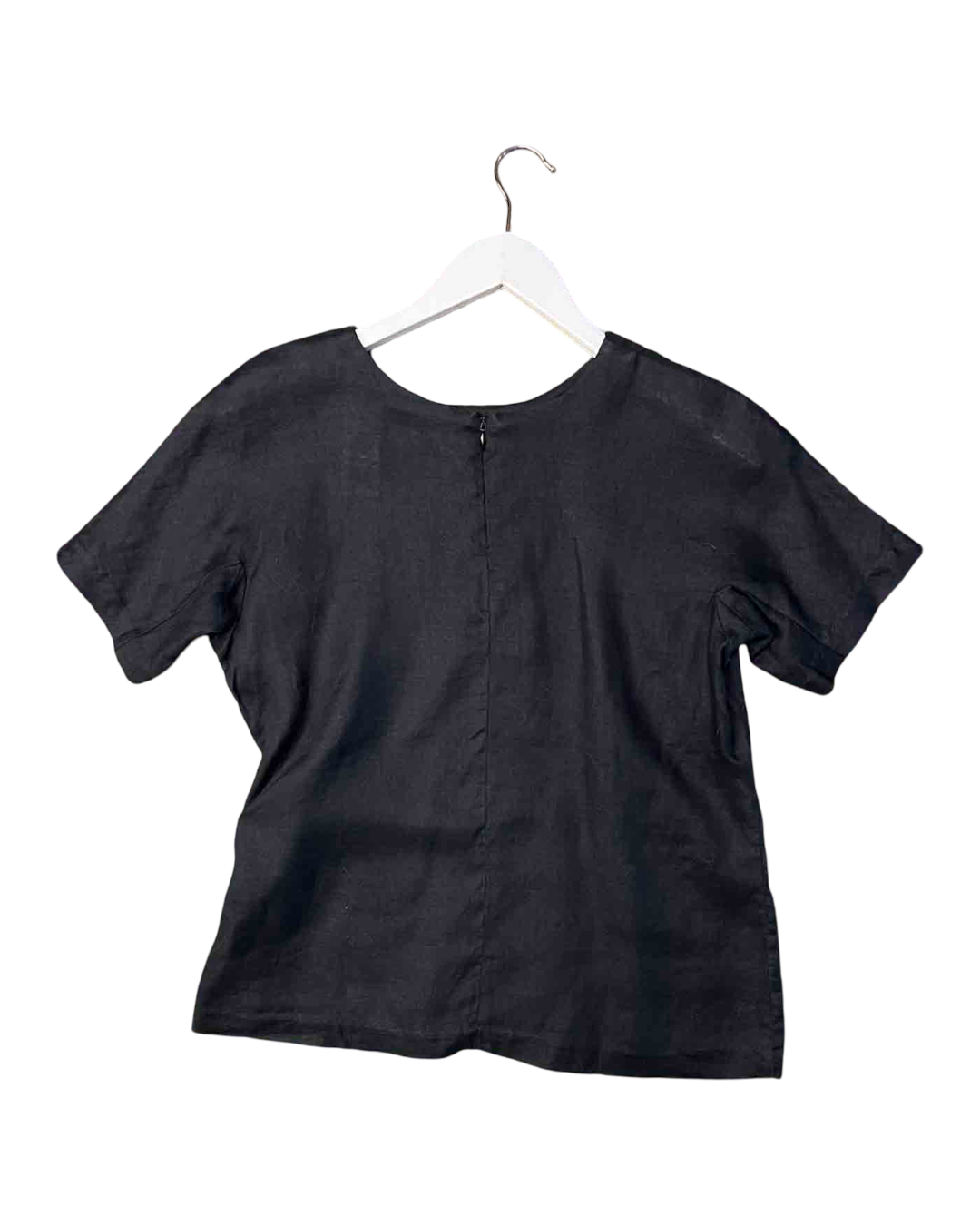 Size M | Alpha60 Black Linen Top