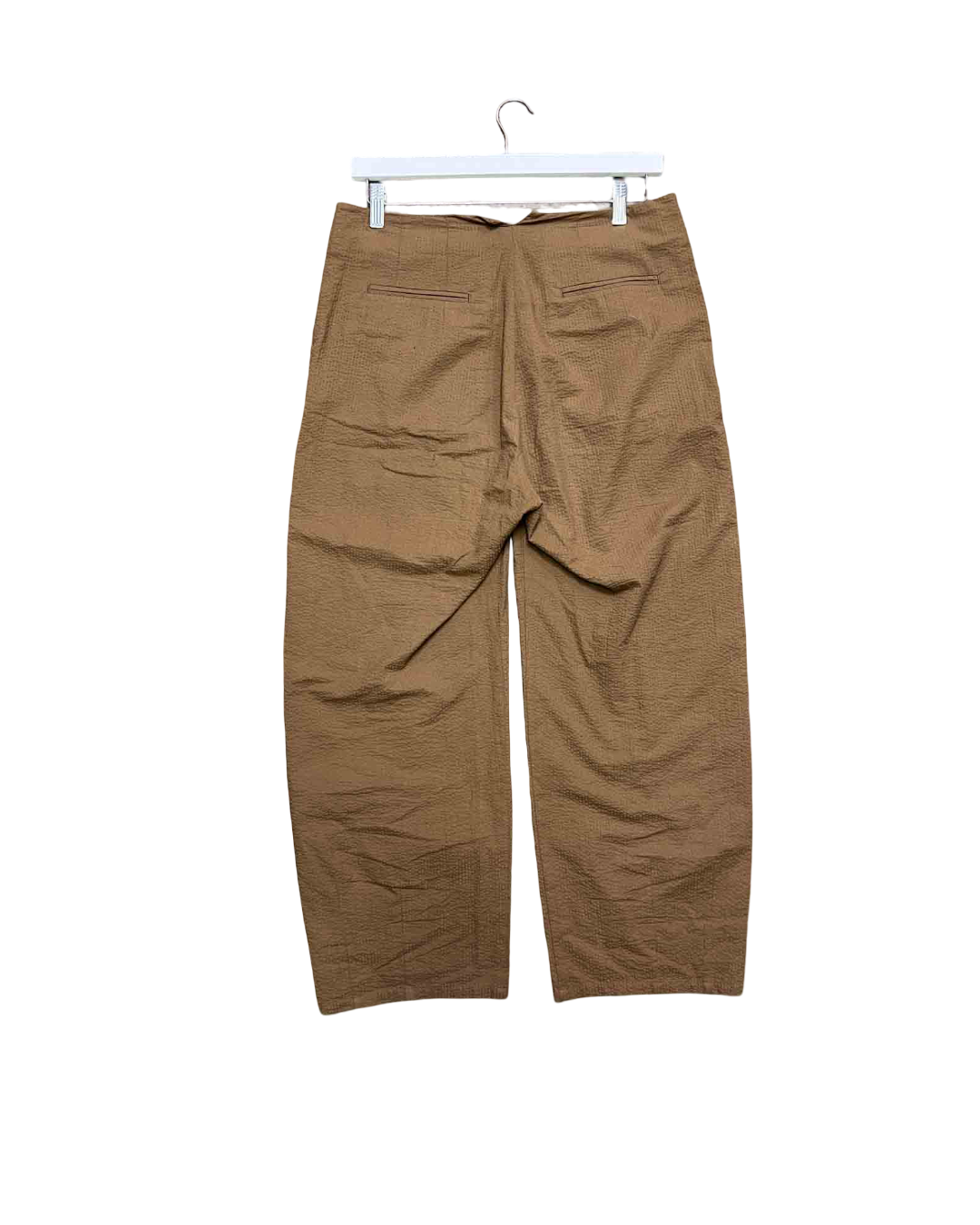 Size M | Kloke Brown Seersucker Pants