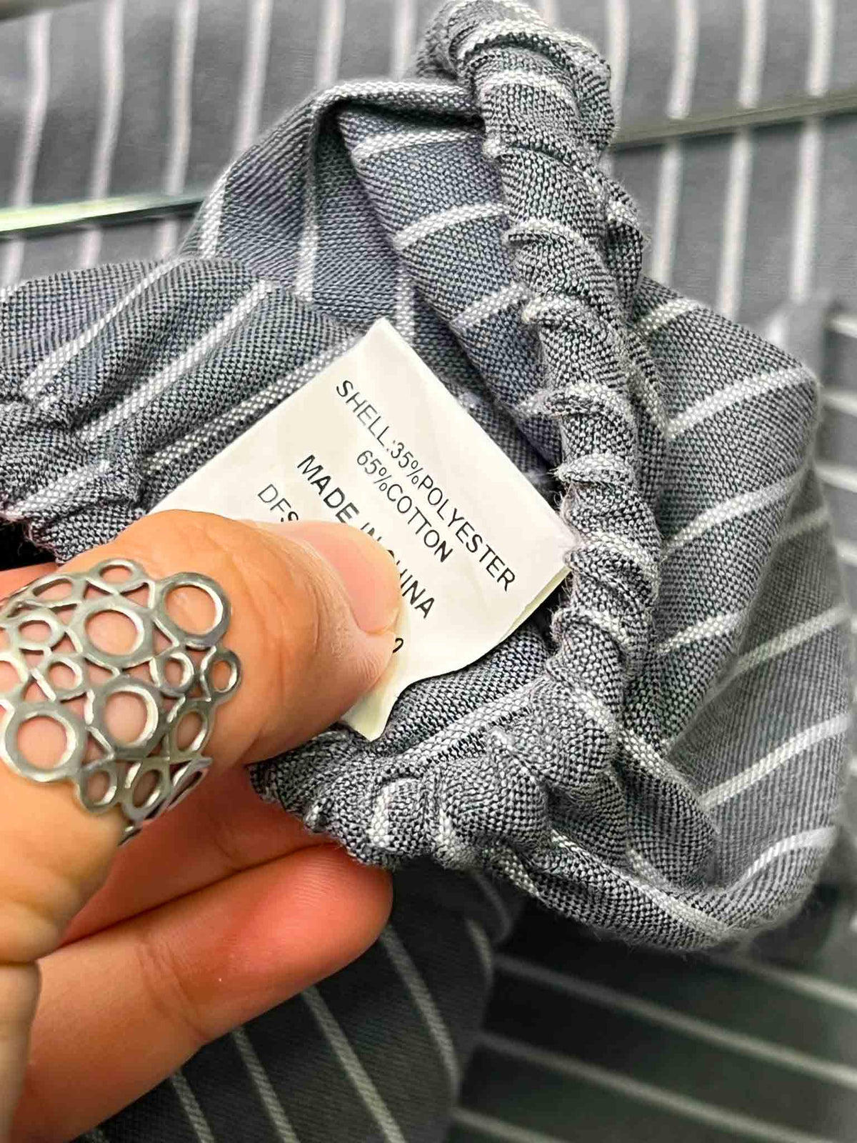 Size 8 | Dissh Grey Pinstripe Pants