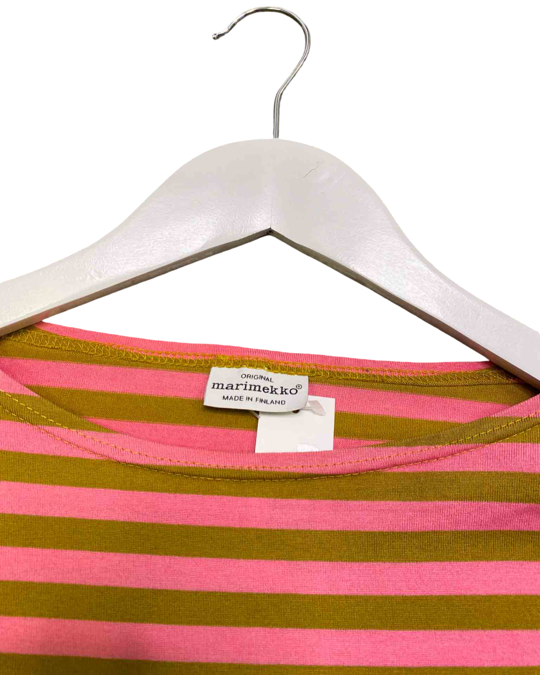Size M | Marimekko Tasaraita Pink Striped Top