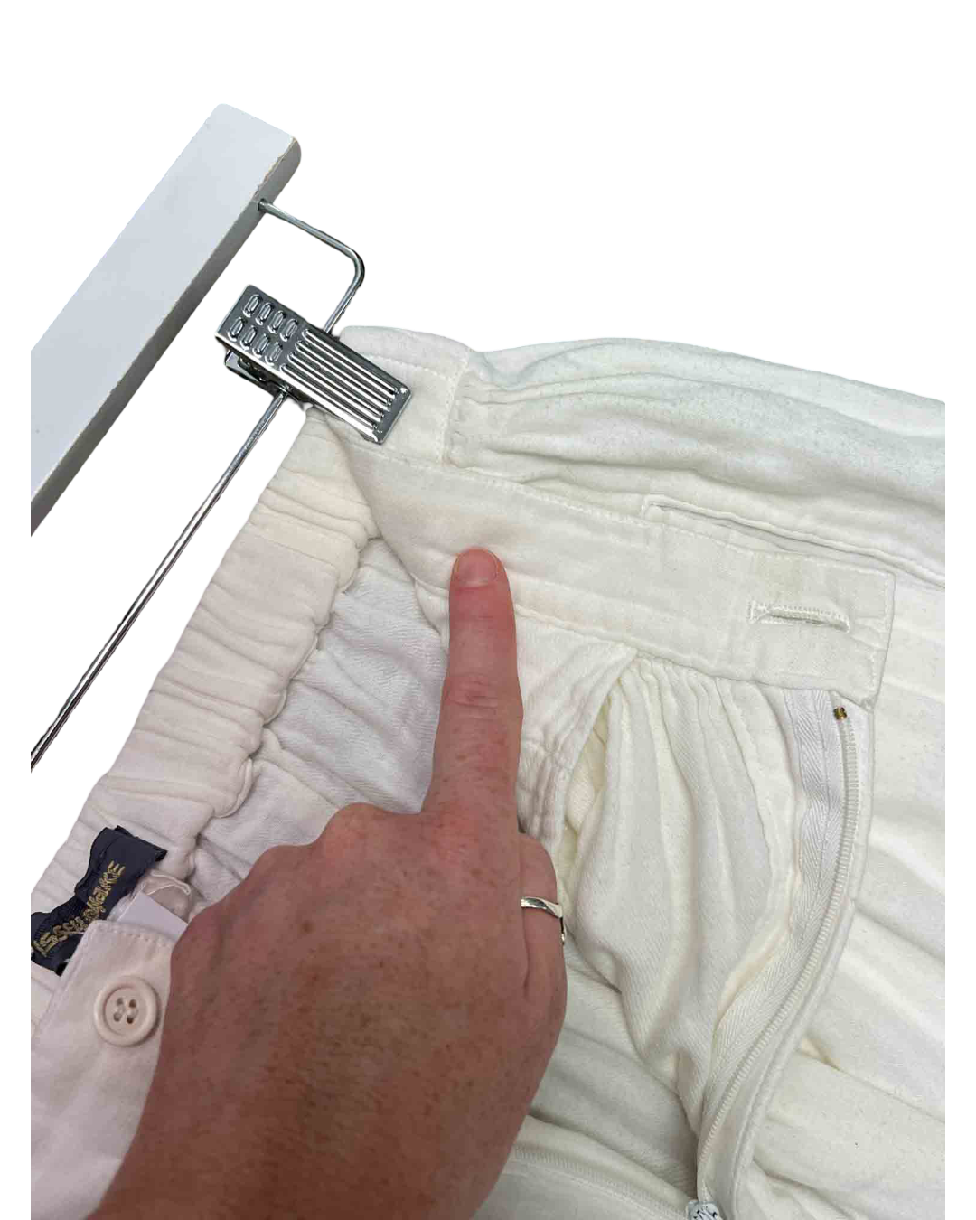Size 10 | Issey Miyake White Gauze Cotton Pants