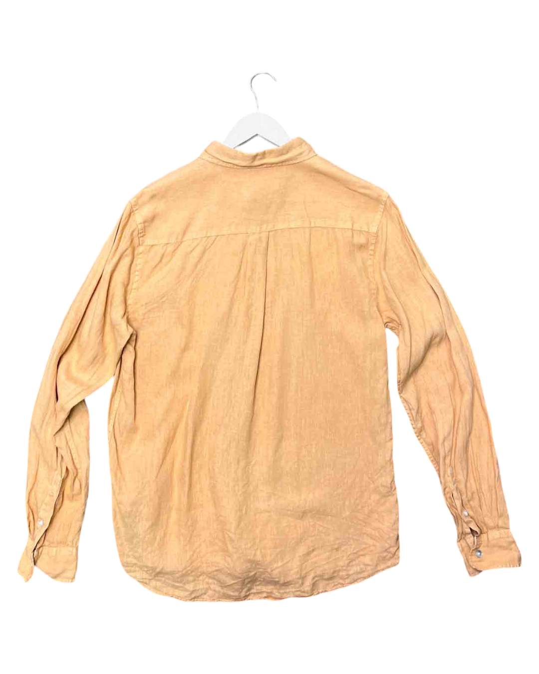 Size S | Assembly Label Orange Linen Shirt