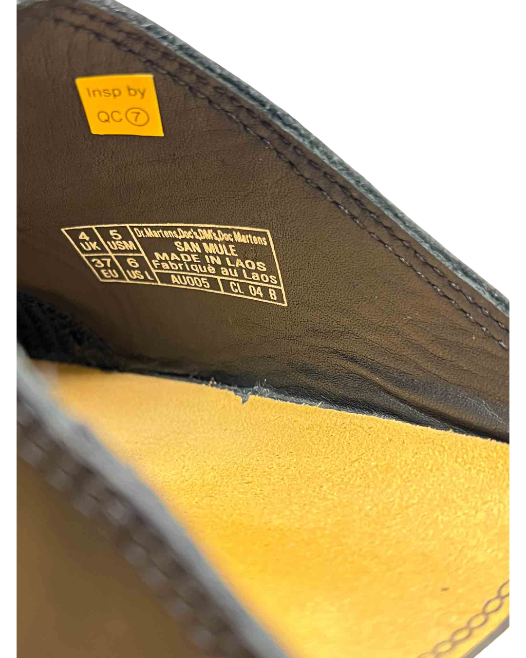 Size 37 | Doc Martens San Mules Black