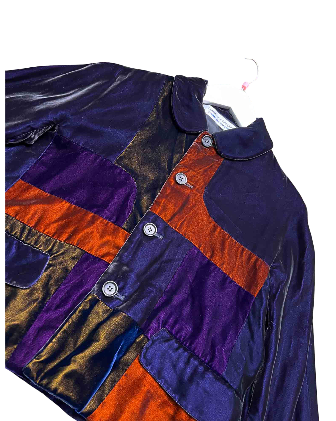Size XS | Comme des Garçons Velvet Patchwork Jacket