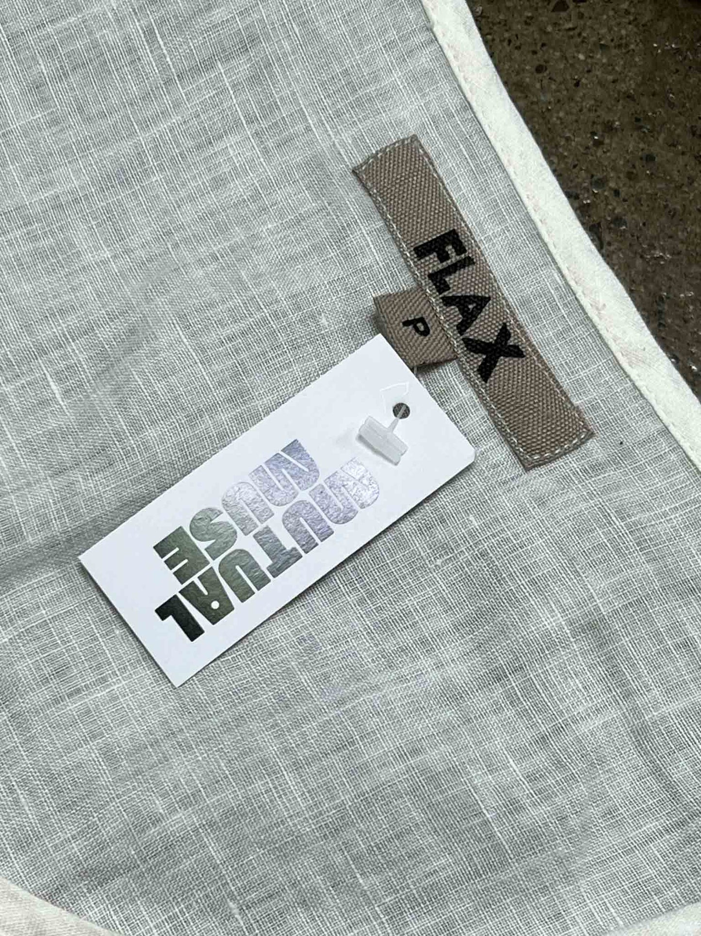 Size P (S) | Flax White Linen Smock Mini Dress