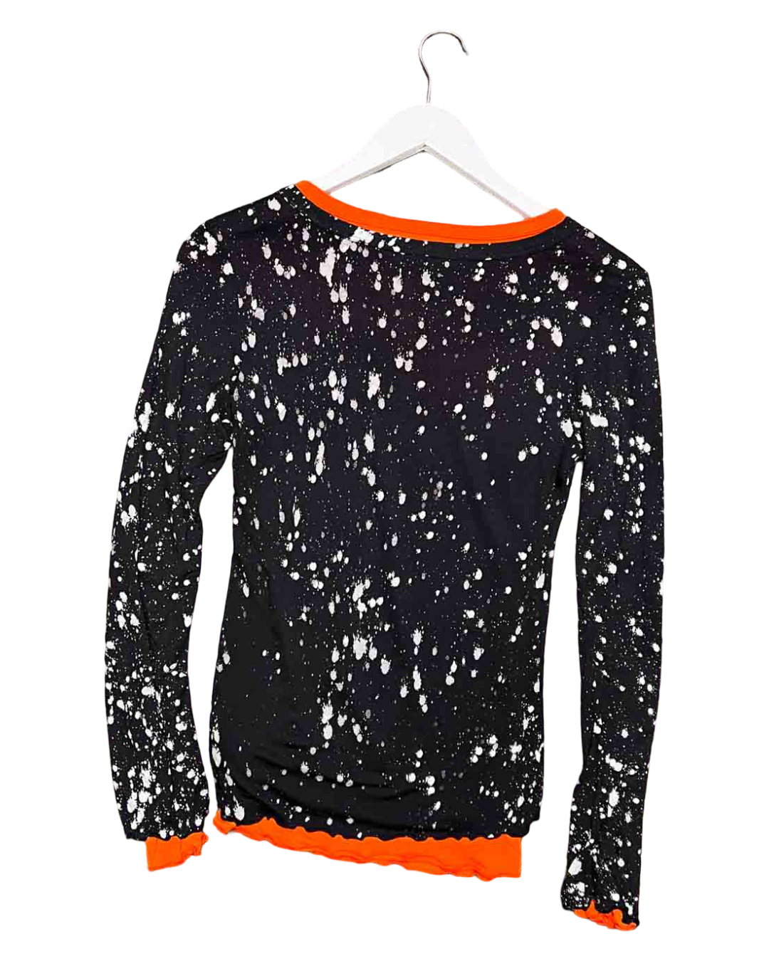 Size 2 (10) | SUKU Black/Orange Bamboo Speckled Top