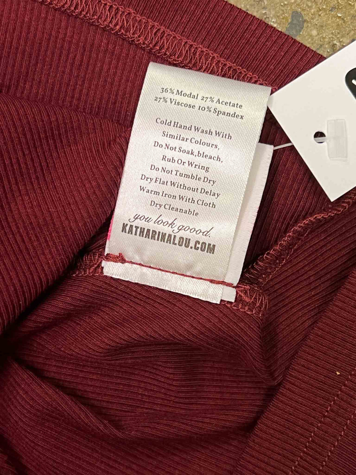 Size M | Katharina Lou Burgundy Tank
